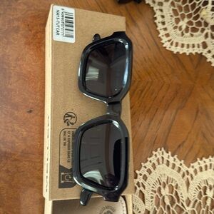 Muller brand new sun glasses black never used brand new in box with case